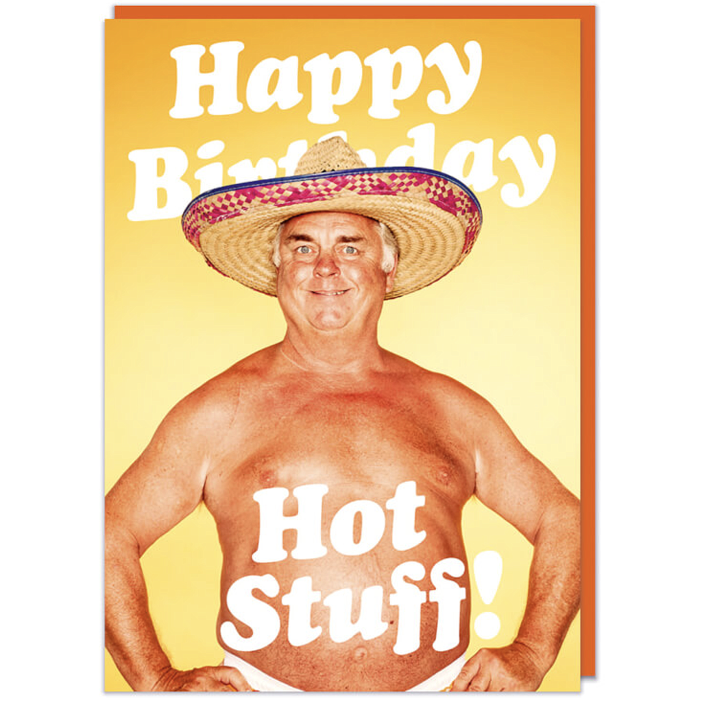 DM HAPPY BIRTHDAY HOT STUFF CARD
