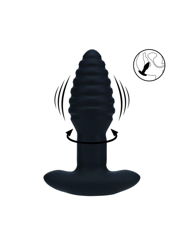 LEVELZ BY SHOTS - VIBRATING AND ROTATING BUTT PLUG 