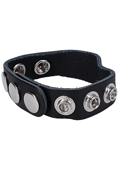 5 SNAP LEATHER COCKSTRAP
