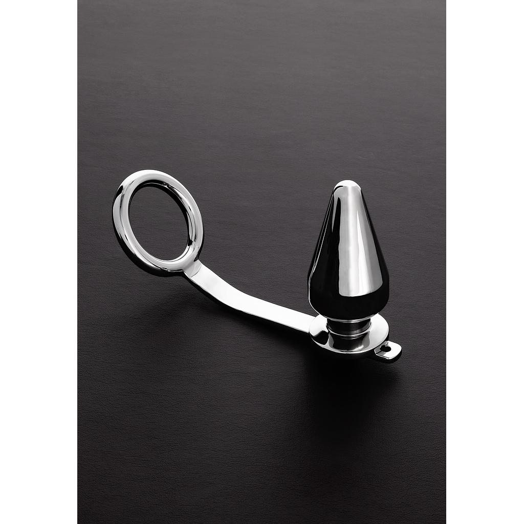 GAYT*GEAR C-RING WITH BUTT PLUG 50MM