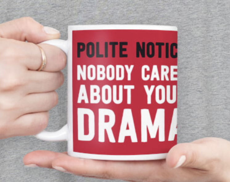 DM POLITE NOTICE MUG