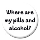 DM WHERE ARE MY PILLS BADGE
