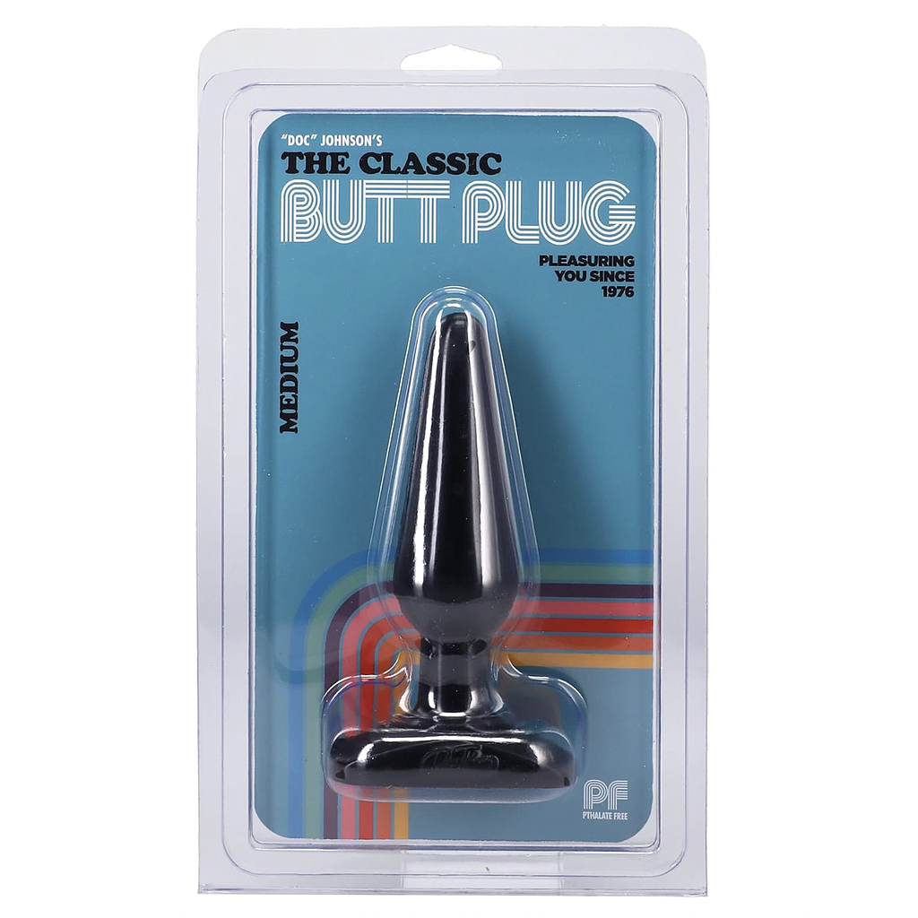DOC JOHNSON CLASSIC BUTT PLUG MEDIUM