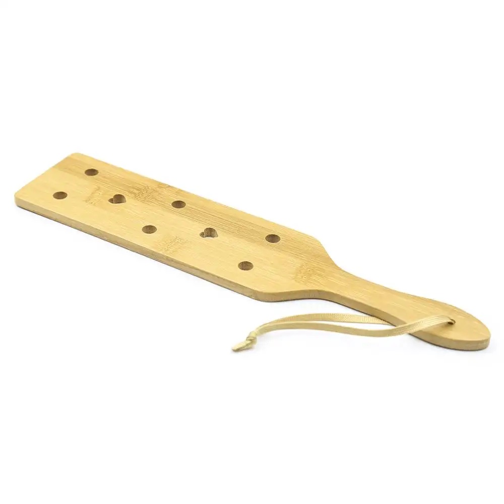 GAYT*GEAR BAMBOO WOODEN PADDLE W/ HOLES