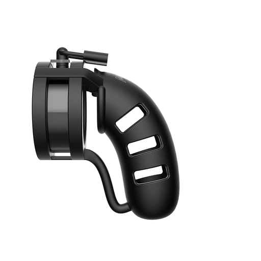[MCG019BLK] MANCAGE CHASTITY W/ BALL SPLITTER MODEL 19