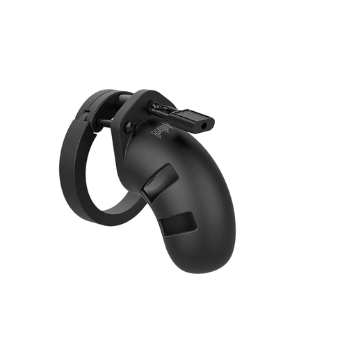 [MCG020BLK] MANCAGE CHASTITY W/ BALL SPLITTER MODEL 20