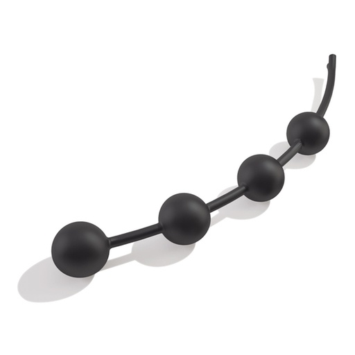 [P0021161] Mystim Booty Garland Anal Chain with E-Stim Small Black