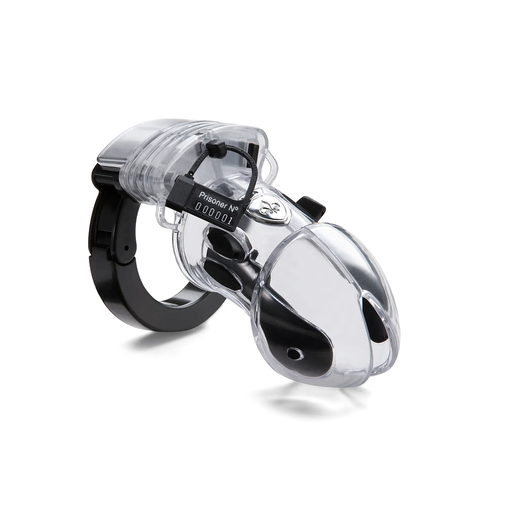 [P0021299] Mystim Public Enemy No. 1 Cock Cage with E-Stim Black