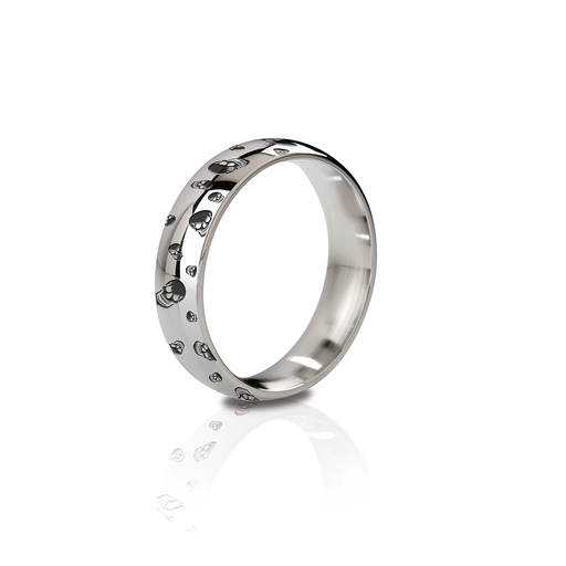 MY STIM THE EARL ENGRAVED SCULL COCKRING