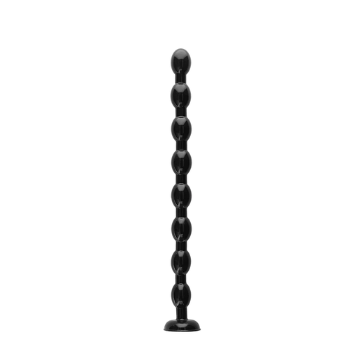 [OU651BLK] OUCH ASS SNAKE BEADED DILDO 48cm