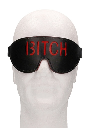 [OU386BLK] OUCH BITCH BLINDFOLD