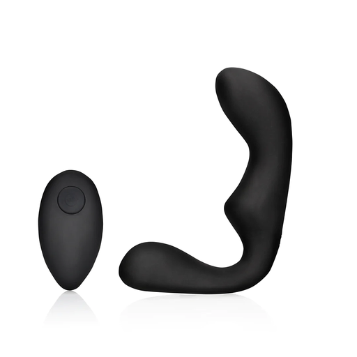 [OU908BLK] OUCH POINTED VIBE P SPOT MASSAGER W/ REMOTE