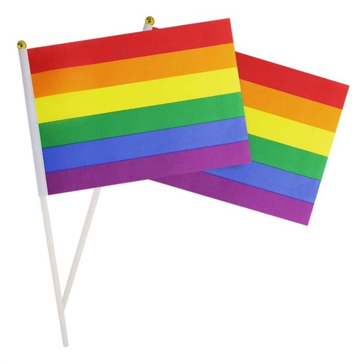 [P0023628] PRIDE HAND FLAG
