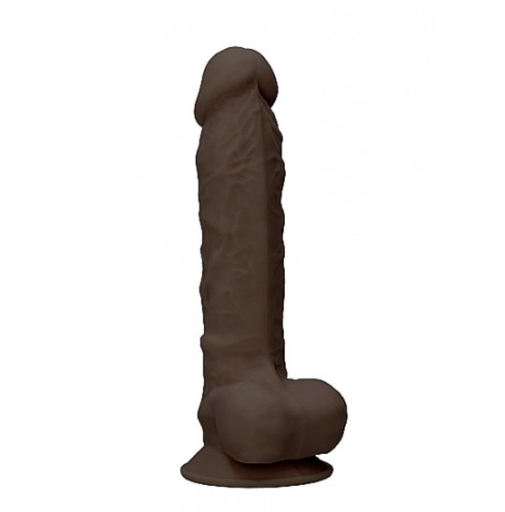 REAL ROCK DUAL DENSITY DILDO W/ BALLS 24cm