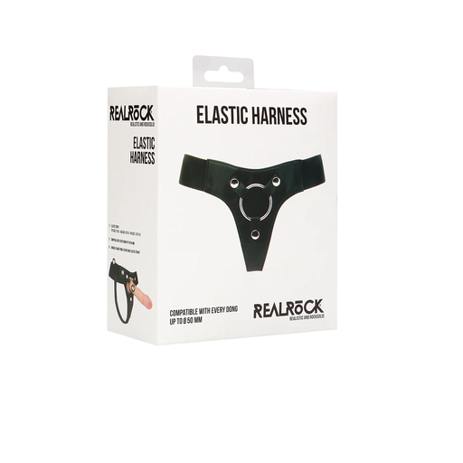 [REA045] REAL ROCK ELASTIC STRAP ON HARNESS