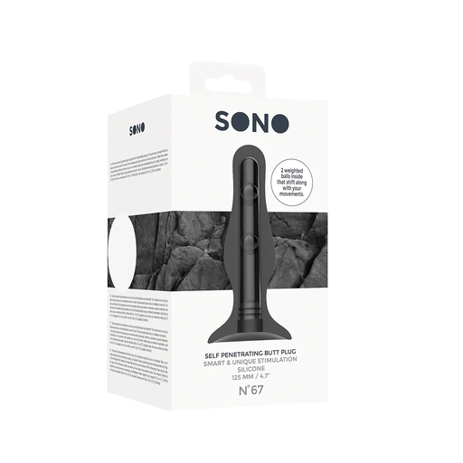 [SON067BLK] SONO NO 67 SELF PENETRATING BUTT PLUG