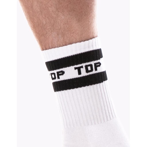Barcode Berlin Fashion Half Socks Top White Black