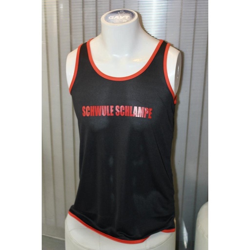 GAYT*GEAR TANK TOP SCHWULE SCHLAME  VINYL 