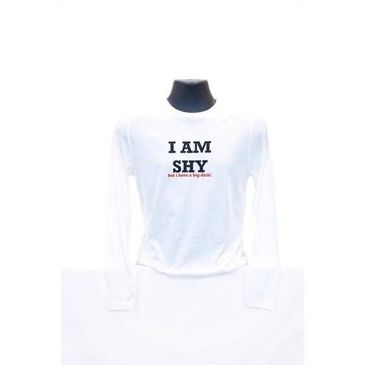 GAYT*GEAR T-SHIRT LONG SLEEVE  I AM SHY