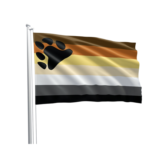[834201] PRIDE FLAG BEAR 90x150cm 