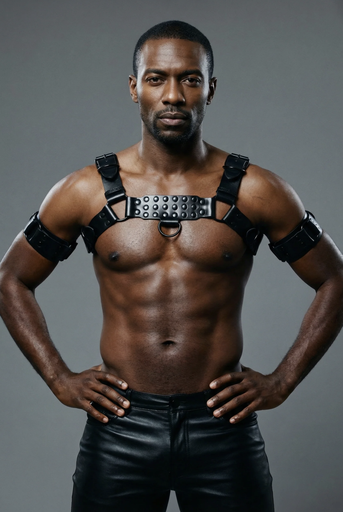 PROVOCATEUR LEATHER BUFFALO NECK H-FRONT HARNESS ALEX