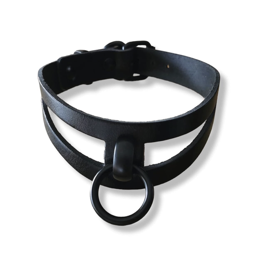 [P0040521] PROVOCATEUR LEATHER COLAR AKASHA