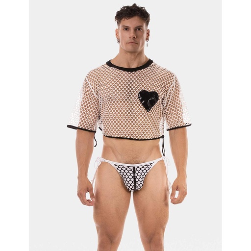 [92507-White-SMALL] BARCODE BERLIN CROP TOP RULI