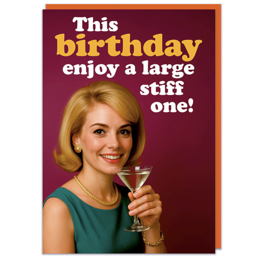 [DMA 595] DM ENJOY A STIFF ONE CARD