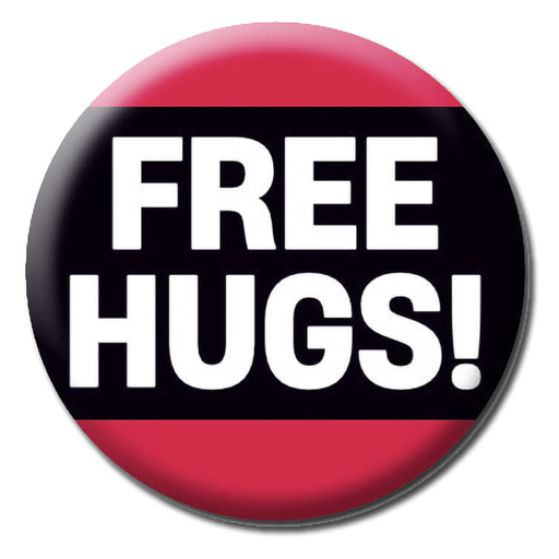 [DMD 374] DM FREE HUGS BADGE