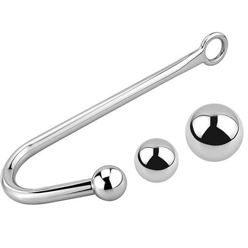 [P0040705] GAYT*GEAR ANAL HOOK WITH 3 BALLS 