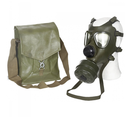 [31707] MEN ARMY GAS MASK W/ BAG