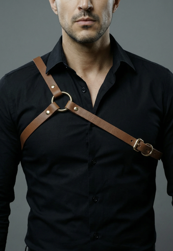 PROVOCATEUR LEATHER HARNESS STYX