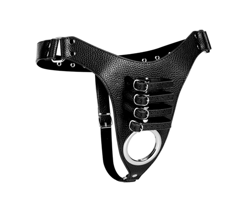 [P0041816] XR BRANDS CHASTITY HARNESS FOR MEN