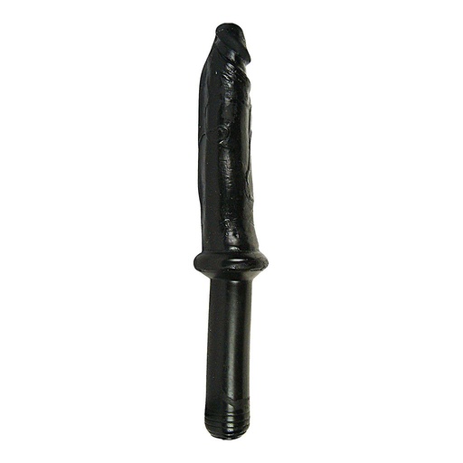 [GAH02] ALL BLACK SMALL HAMMER DILDO 31cm