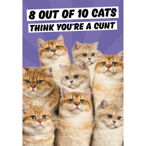 [DMA 402] DM 8 OUT OF 10 CATS CARD