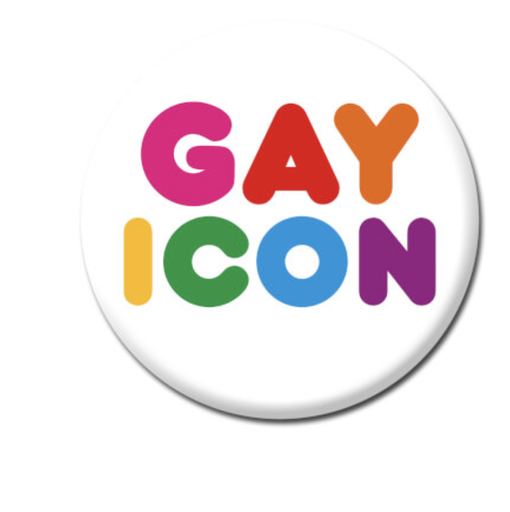 [DMD 124] DM GAY ICON FUNNY BADGE