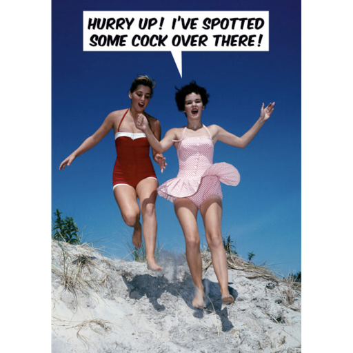 [DMU 180] DM I`VE SPOTTED SOME COCK CARD