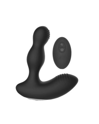 [ELC019BLK] ELECTROSHOCK E-STIM PROSTATE VIBRATOR W/ REMOTE