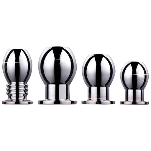 [RY-136-ZB] GAYT*GEAR ANAL PLUG HOLLOW SMOOTH AND RIBBED