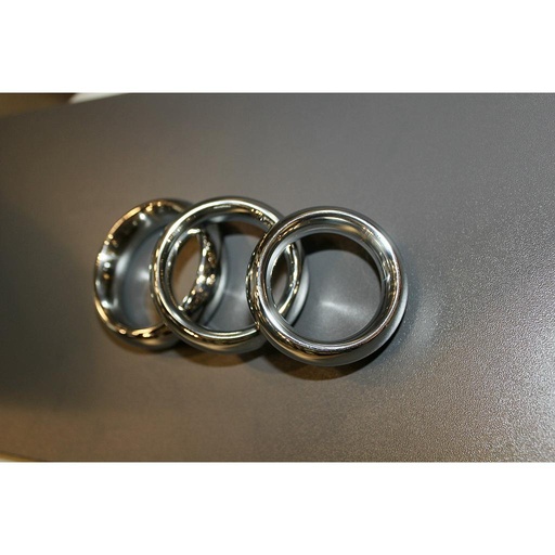 GAYT*GEAR COCKRING THICK ROUNDED STAINLESS